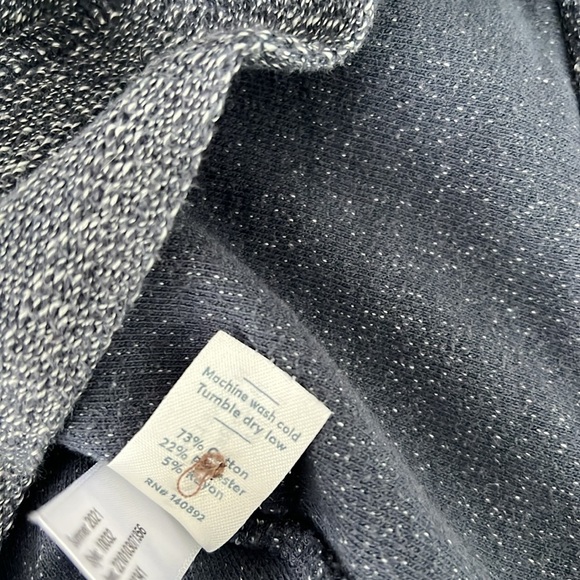 Marine layer Blue textured quarter button Pullover - Picture 5 of 8